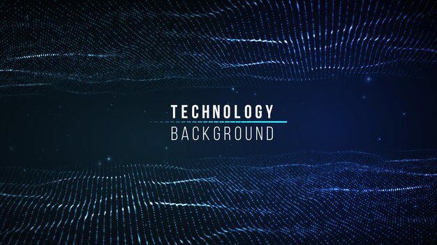 Vector de fondo de tecnología en estilo abstracto. Fondo de concepto de innovación de diseño de comunicación de tecnología abstracta. Ingeniería de sistemas y comunicación digital. Fondo futurista abstracto.