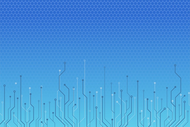 Vector de fondo de la tecnología de las placas de circuitos