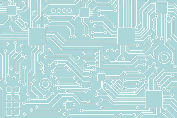Vector vector de fondo de la tecnología de las placas de circuitos