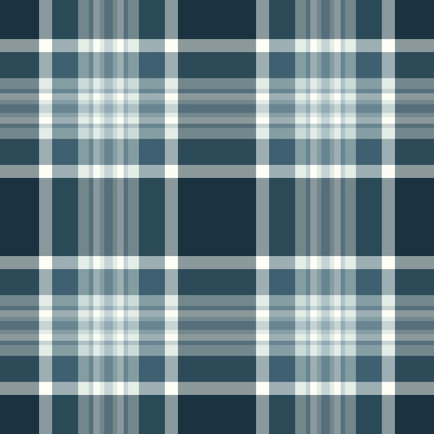 Vector de fondo de textura femenina a cuadros de tartán sin costuras de vaquero Patrón de tela textil de cuadros mixtos en colores pastel y cian
