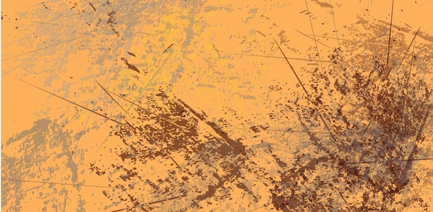 Vector vector de fondo de textura grunge marrón abstracto