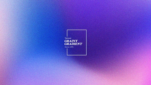 Vector de fondo de textura de ruido suave y granulado con gradiente púrpura azul oscuro vibrante holográfico premium