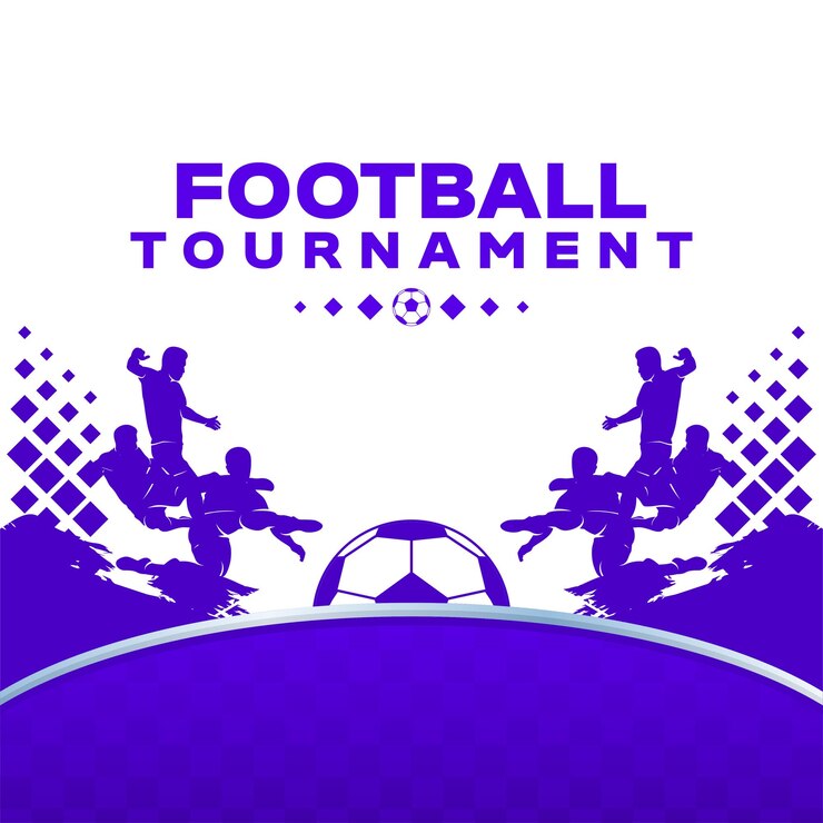 Vector de fondo del torneo de fútbol