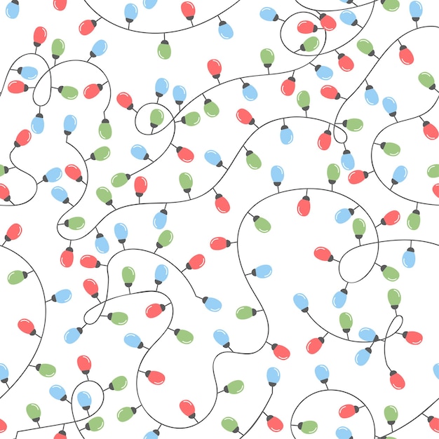 Vector fondo transparente colorido moderno con ilustraciones de luces centelleantes decoración navideña