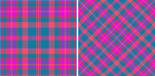 Vector de fondo transparente de cuadros de tartán de textura de tela de patrón textil