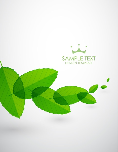 Vector de fondo verde