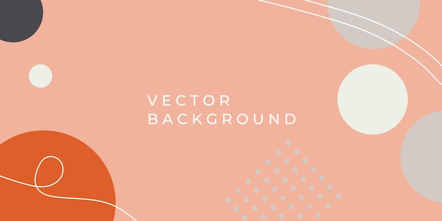 Vector fondos creativos abstractos en plantillas de estilo de moda mínimas diseños simples, elegantes y minimalistas