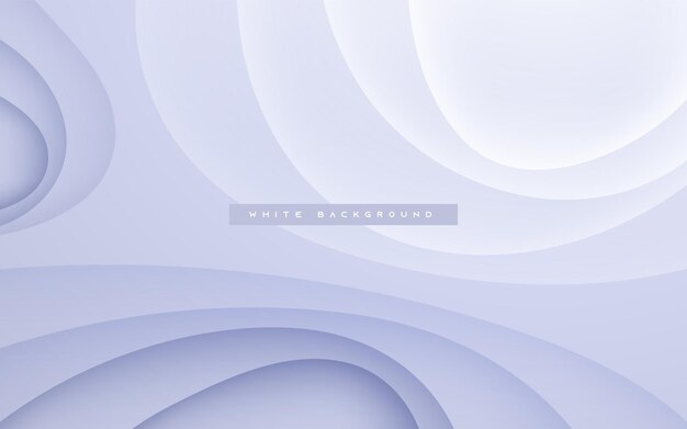 Vector de forma de color blanco suave de fondo plateado claro abstracto moderno