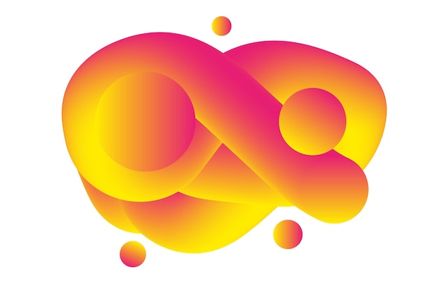 Vector de formas 3D abstractas de Holo
