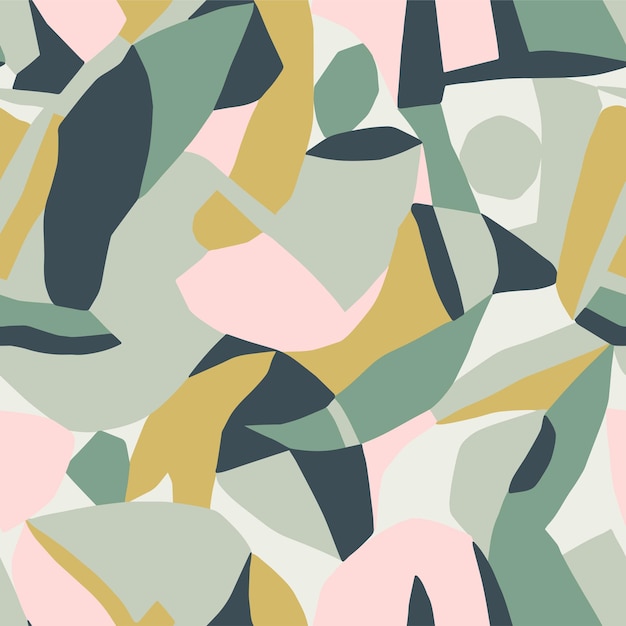 Vector formas geométricas abstractas ilustración patrón de repetición perfecta