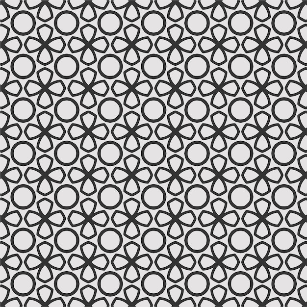 vector formas geométricas y patrón de elementos decorativos de fondo vintage