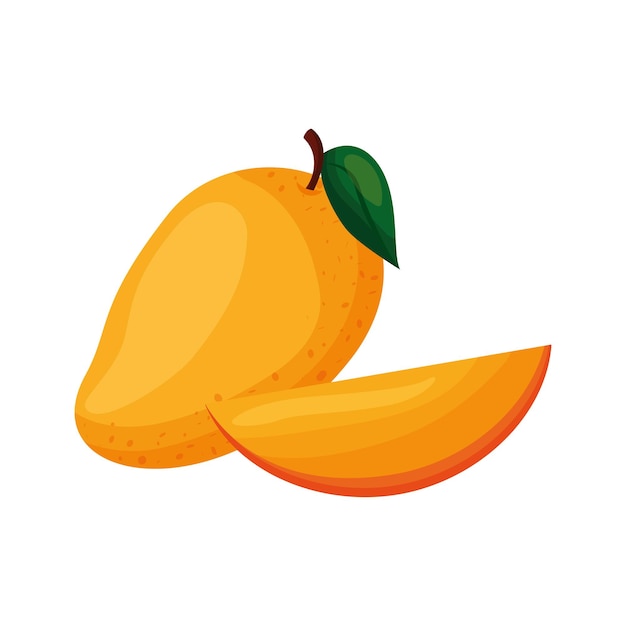 Vector de fruta de mango