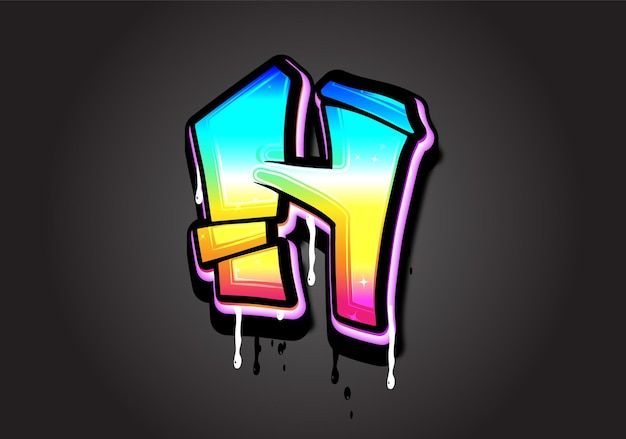 Vector de fuente de alfabeto de letra H