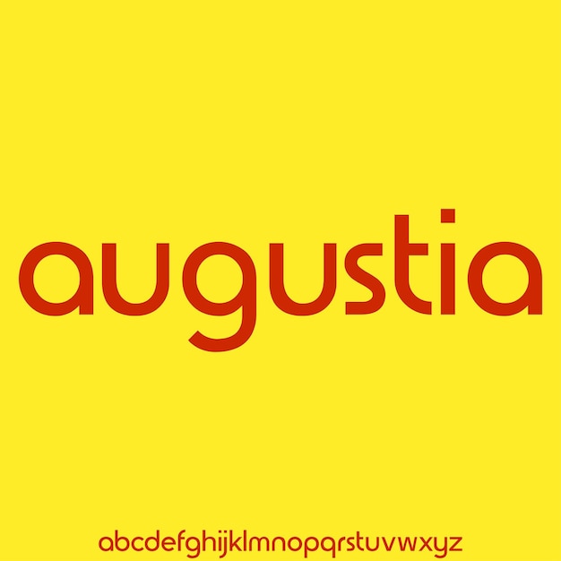 Vector de fuente de visualización de alfabeto sin serif elegante y limpio Ilustración de estilo tipográfico minimalista femenino