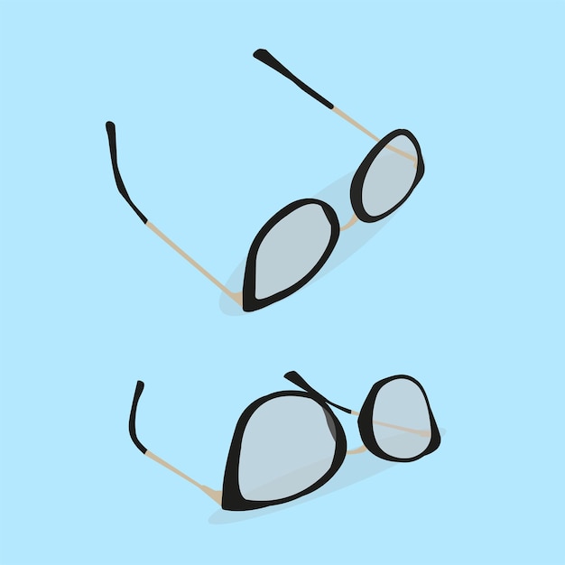 Vector de gafas