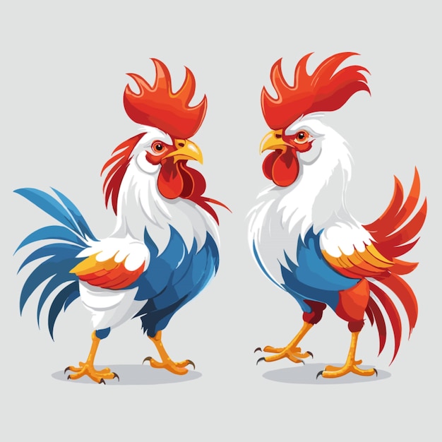 Vector de gallos