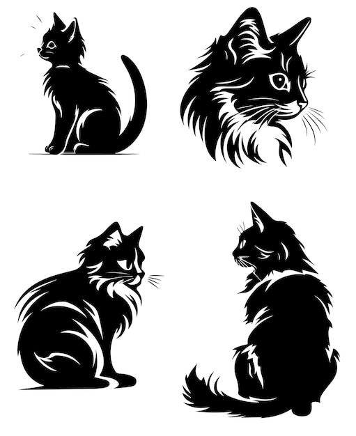 Vector de gato 1