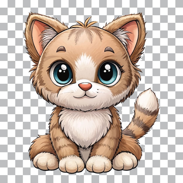 el vector de un gato 3D