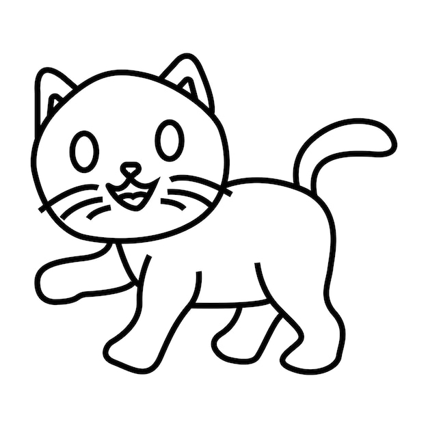 Arte Lindo Del Pixel Del Animal Doméstico Del Gatito Lindo - Vector Aislado  Ilustraciones svg, vectoriales, clip art vectorizado libre de derechos.  Image 89500839