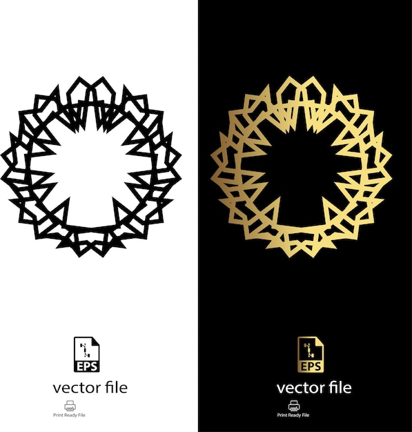 Vector geométrico sencillo de flor de maíz