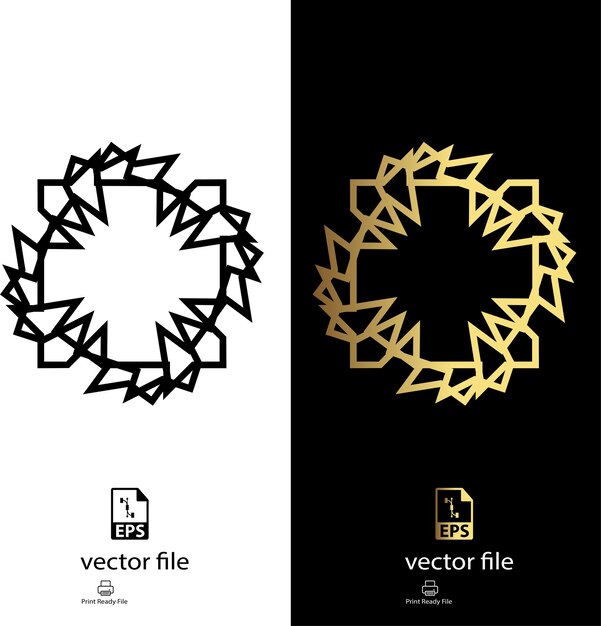 Vector geométrico sencillo de flor de maíz
