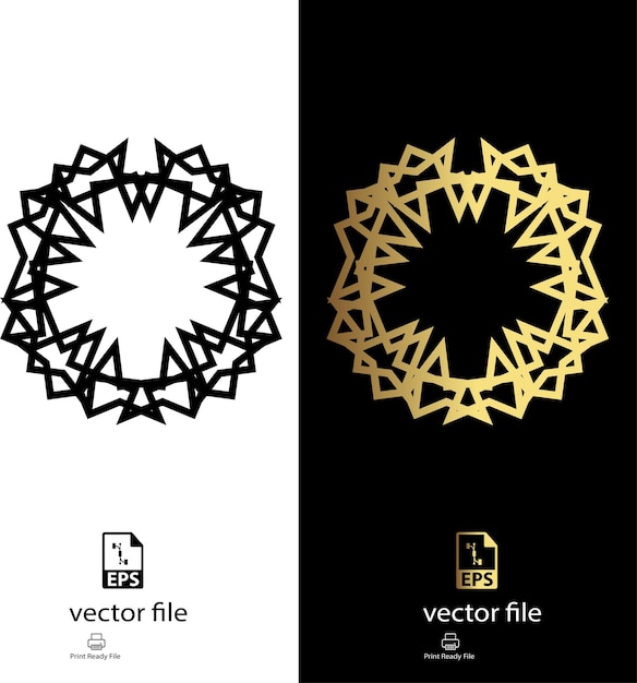Vector geométrico sencillo de flor de maíz