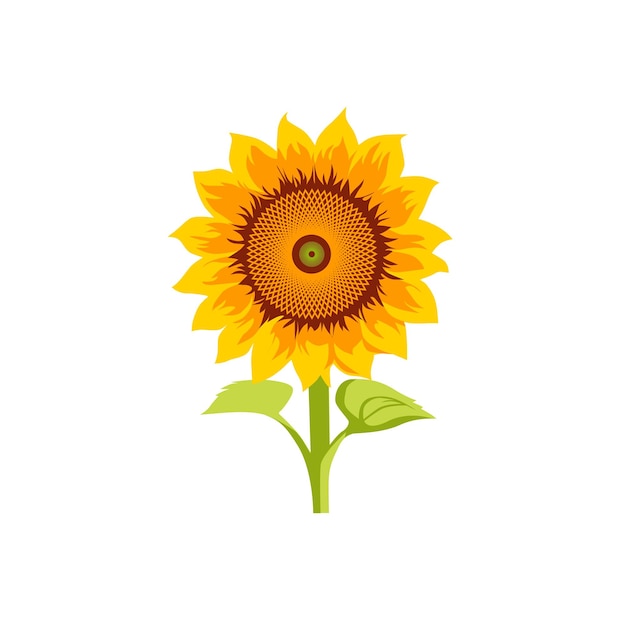 vector de girasol