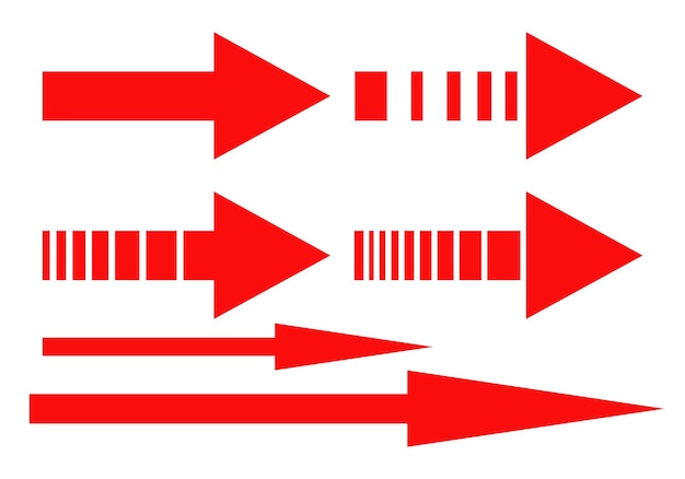 Vector de giro a la derecha de la flecha roja para el diseño de elementos