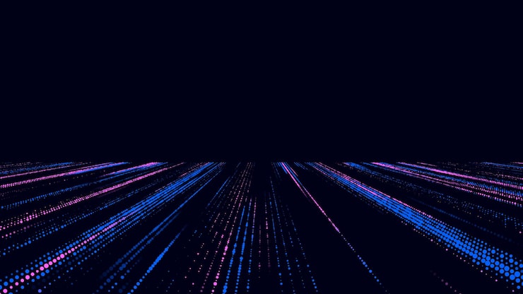 Vector vector glitch texture background abstract halftone with noise effect and dots screen texture with matrix or binary code