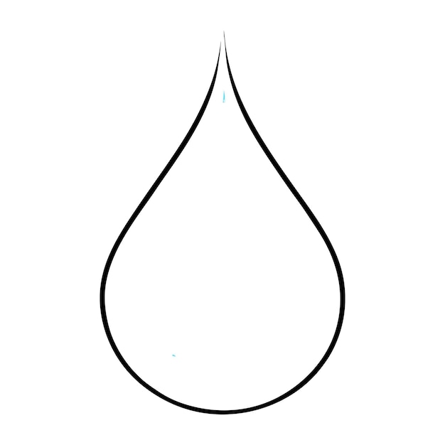 Vector de gotas azules blandas