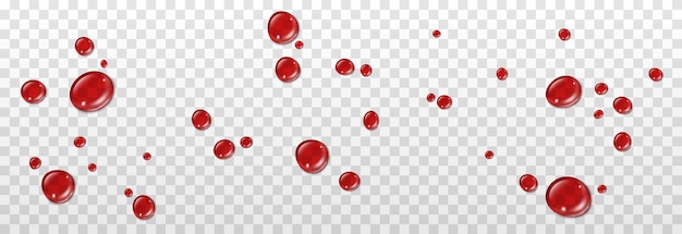 Vector gotas de gotas de sangre roja gotas de sangre png pintura roja o sangre en la superficie