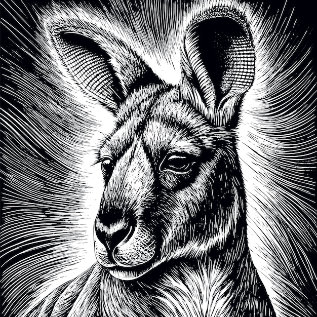 Vector grabado en canguro