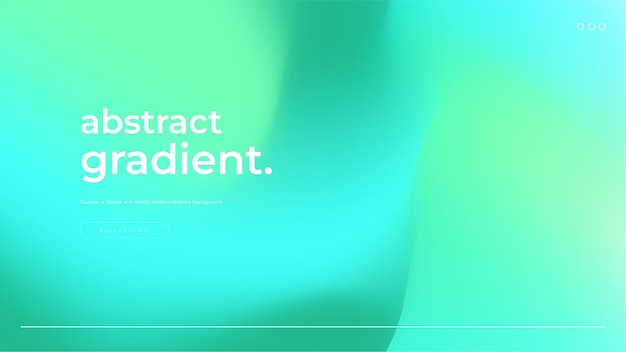 Vector de gradiente verde de fondo abstracto