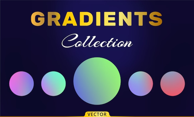 Vector gradientes de colección