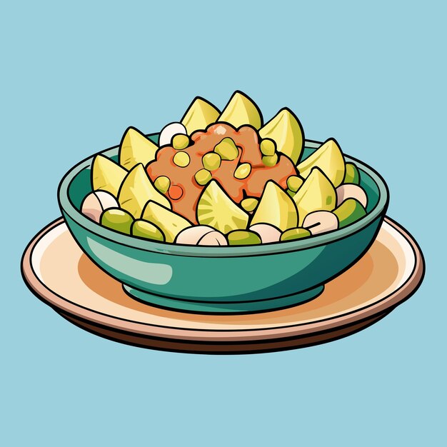 El vector gráfico de alimentos de Ceviche Design