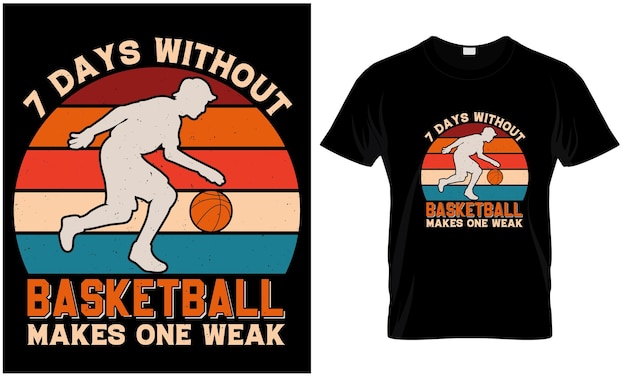 Vector gráfico de diseño de camisetas de baloncesto