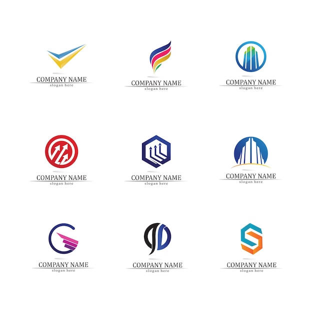 Vector gráfico de diseño de íconos y logotipos comerciales