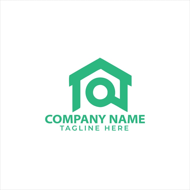 vector gráfico del diseño del logotipo de la construcción de la casa