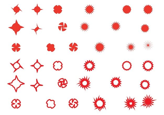 Vector gráfico de formas geométricas EPS10