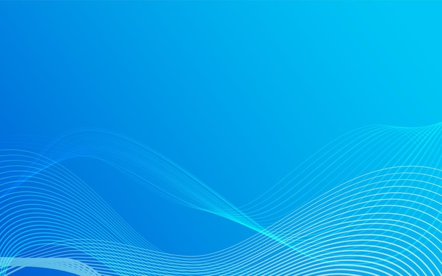 Vector gratis de formas simples de línea de fondo azul