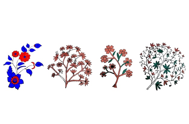 Vector gratis hermosas plantas diferentes
