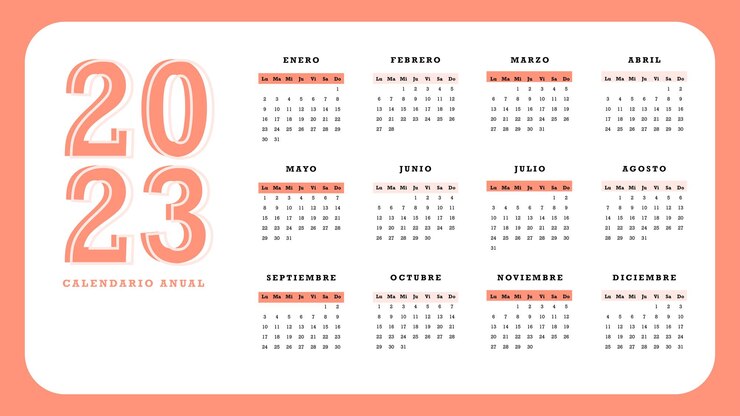vector gratuito de calendario anual