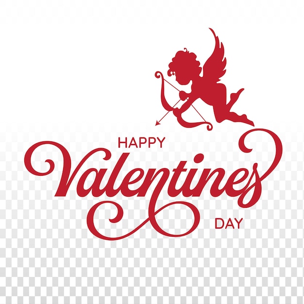 Vector gratuito de fondo de texto elegante para el día de San Valentín