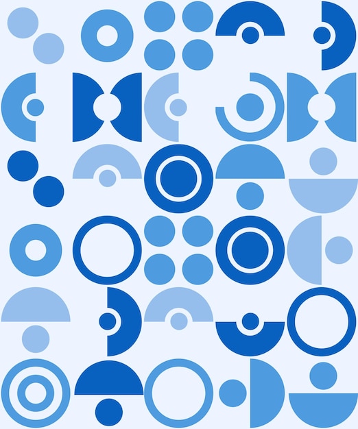 Vector Havelock Blue Formas geométricas Diseño de patrones