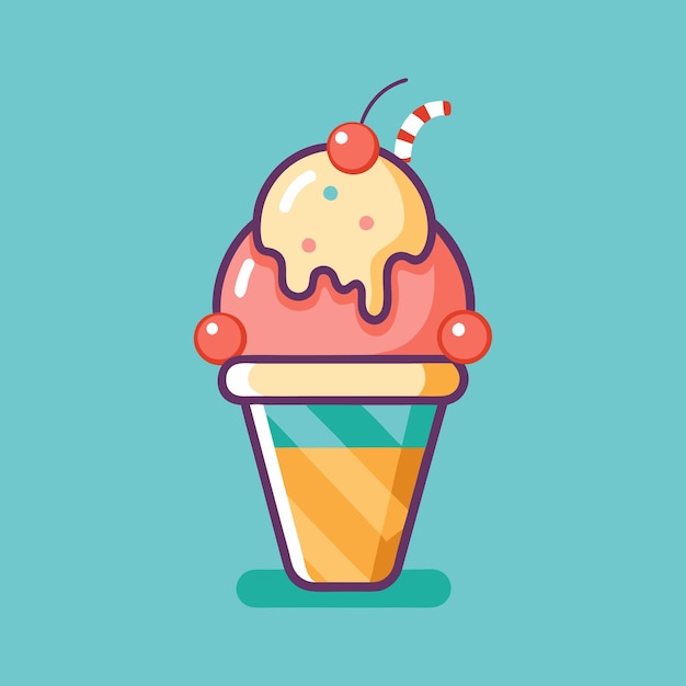 Vector de helado