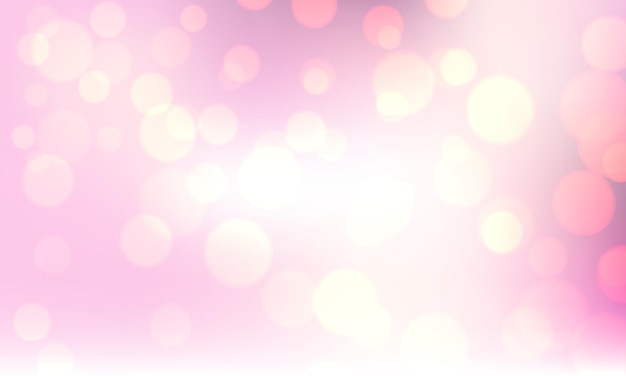 Vector hermoso bokeh rosa suave fondo borroso