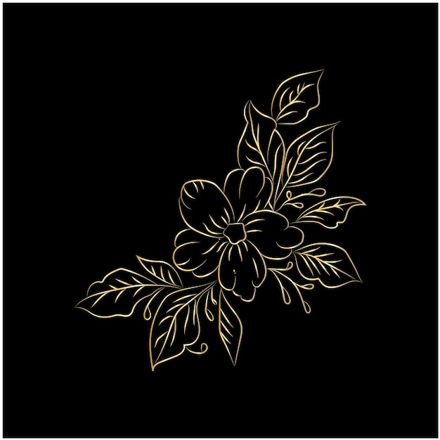 Vector hermoso decorativo colorido fondo floral