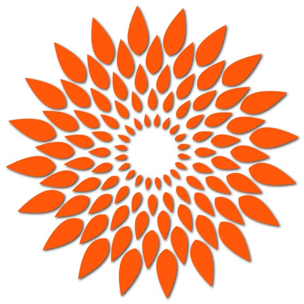 Vector hermoso diseño de adorno de mandala con elemento geométrico hecho en vector