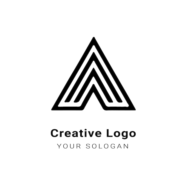 Vector hermoso diseño de logotipo de negocio en estado real