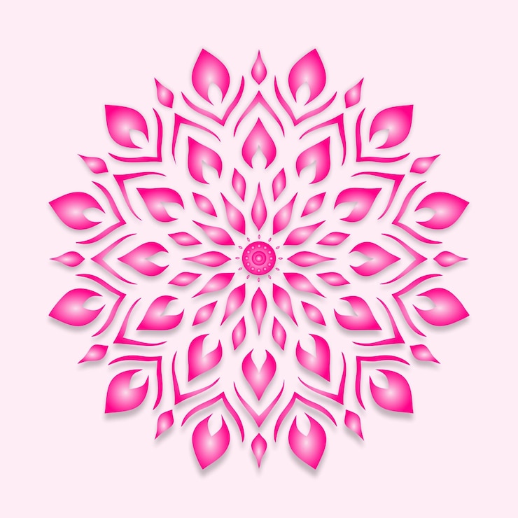 Vector hermoso diseño de ornamento de mandala con elemento de círculo geométrico hecho en vector